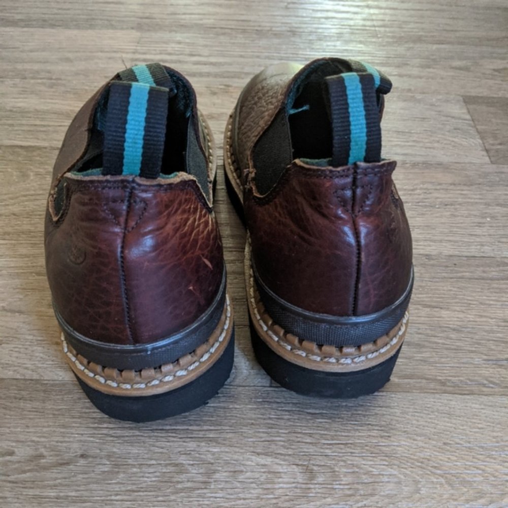 Georgia Giant Romeo Brown Women's Work Brown Leather Boot Romeo Boot Size 7 - Picture 5 of 10